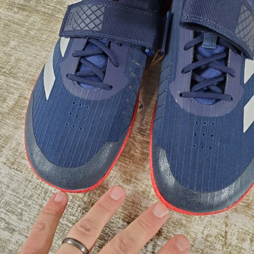 Adidas The Total Unisex Shoes Mens 7‎ / Womens 8 Athletic Running Team Navy Blue